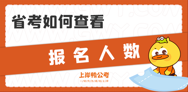 省考如何查看报名人数